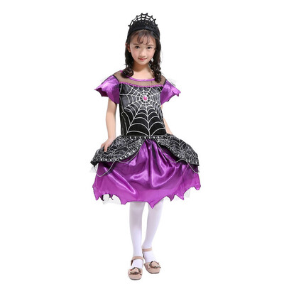 

Toddler Kids Girls Halloween Cosplay Spider Costume Dresses Outfits Clothes
