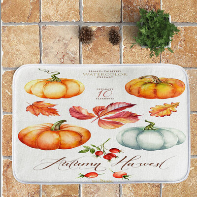 

Toponeto Halloween Pumpkin Welcome Doormats Indoor Home Carpets Decor 40x60CM