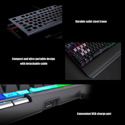 

Kingston HyperX HyperX Alloy FPS RGB Elite Mechanical Keyboard CHERRY MX Mechanical Keyswitch Game KeyboardBrown Switch