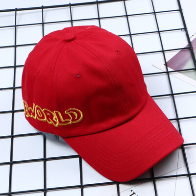 

Korean version of INS style duck tongue hat Street retro cornice hat men&women leisure embroidery letter couple sunscreen hat