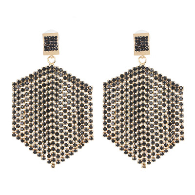 

2019 Vintage Big Earring Za Euramerican Exaggerated Web Celebrity Earring Article Feminine Glamour Jewelry Weddding Accessory