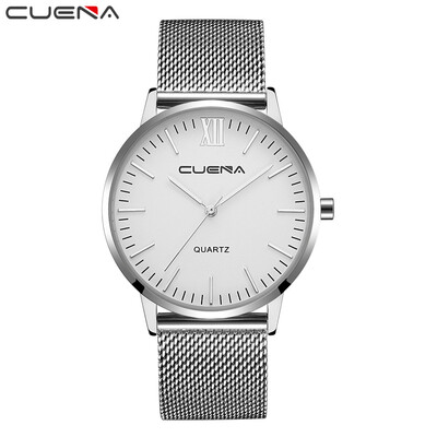 

Gobestart Fashion Men Crystal Stainless Steel Analog Quartz Wrist Watch Bracelet