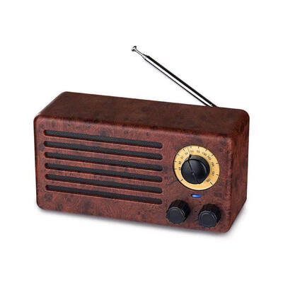 

Retro Wireless Bluetooth Speakers HiFi Home Speaker Stereo Subwoofer FM TF Radio for Smartphone PC Laptop