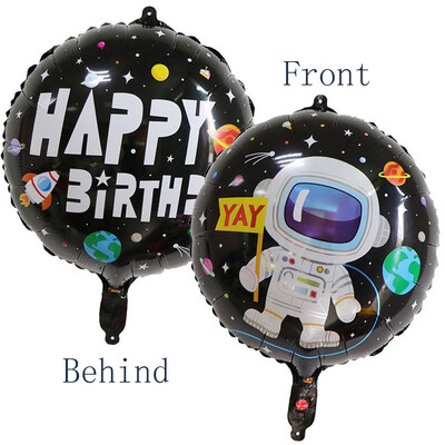 

Toponeto 5PCS Astronaut Shaped Balloon Space Theme Balloon Childrens Party Room Decor