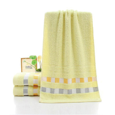 

1Pcs Towel Simple Solid Color Thick Home Use Towel Gift Towel 7333cm