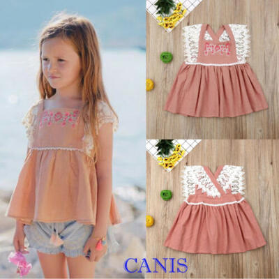 

Toddler Kids Baby Girls Princess Dress Pageant Plaid Comely Tutu Dress Clothes