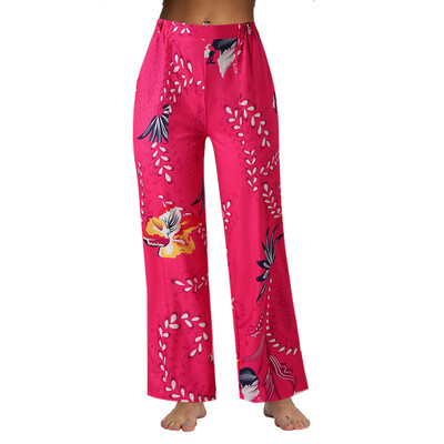 

Women Casual Loose Yoga Trousers Baggy Boho Loose Printed Wide-leg Pants