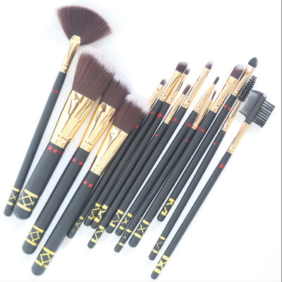 

〖Follure〗15PC Powder Makeup Brush Makeup Tools Foundation Makeup Brush