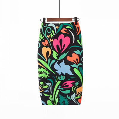

Roseonmyhand Ladies Summer Fashion Trend Comfortable Casual Bag Hip Skirt Print Skirt Skirt
