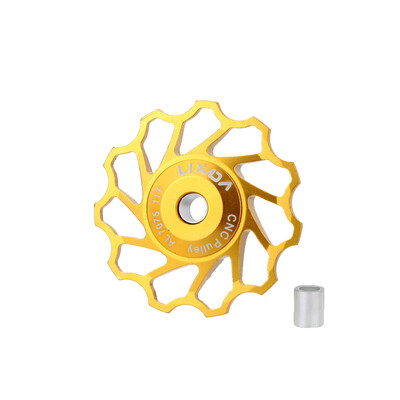 

Lixada MTB Mountain Bike Road Bicycle Rear Derailleur 7075 Aluminum Alloy 11T Guide Roller Idler Pulley Jockey Wheel Part Accessor