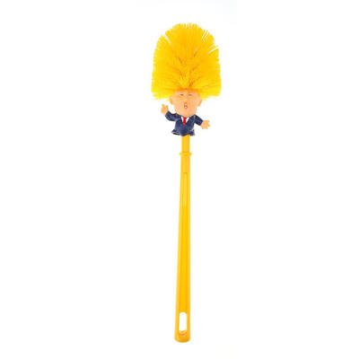 

Creative Plastic Trump Toilet Nightstool Brush Bathroom Groove Sink Cleaner