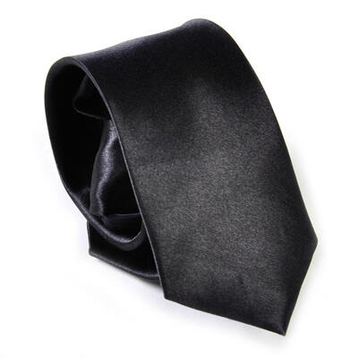 

5cm Narrow Men Tie Solid Color Zipper Adjustable Wedding Party Lazy Slim Necktie