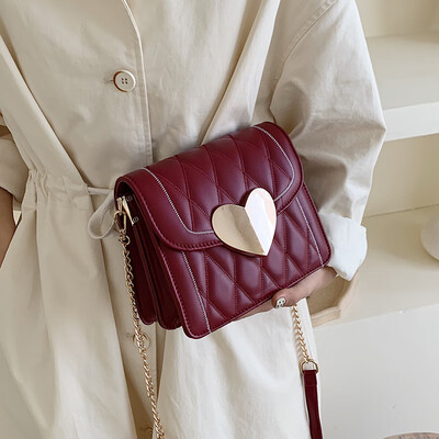 

Senior sense small bag female 2019 new Korean version of the rhombic chain bag small fragrance student single shoulder slung small square bag
