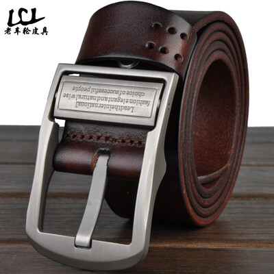 

Belt mens leather belt mens first layer cowhide Korean tide belt Taobao hot belt LP2013062
