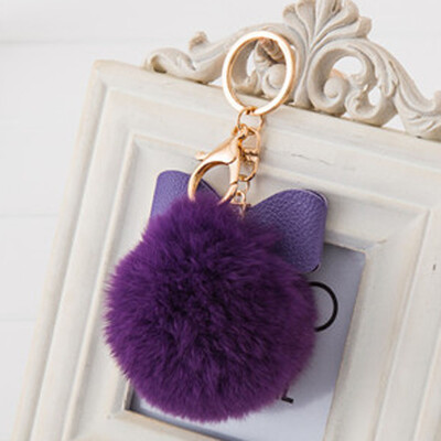 

Pendant Chains AccessoriesOriginal Keychain Key Key Pompom Chain Bowknot Cute Keychain
