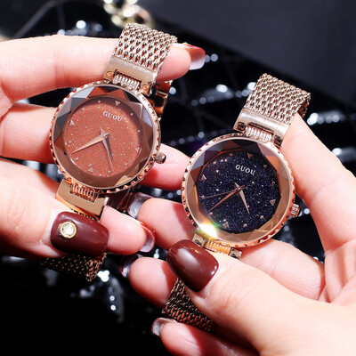

Trend ins magnet watch beautiful romantic jelly mirror watch female watch