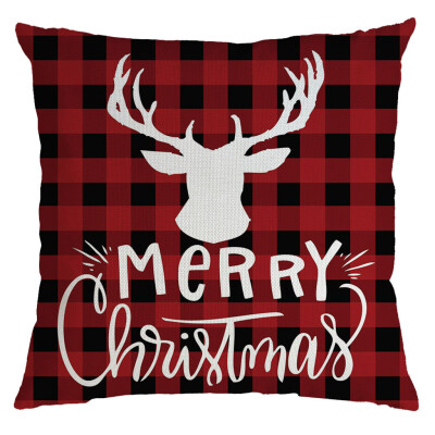 

Tailored Christmas Pillow Cover Pillowcases Decorative Sofa Cushion Cover 45x45cm