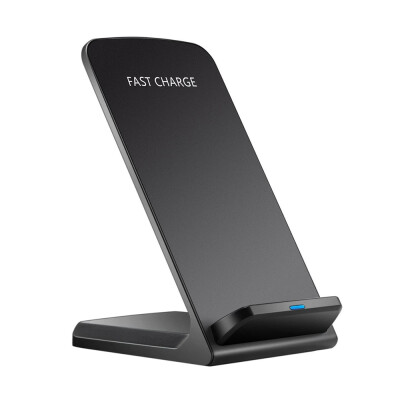 

10W QI Fast Wireless Charger Power Cellphone Bracket Phone Holder Stand Black