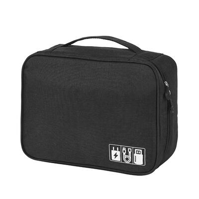 

Waterproof Travel Data Cable Storage Bags Daily Gadget Charger Zipper Packs