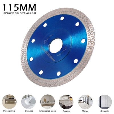 

115MM Porcelain Tile Turbo Thin Diamond Dry Cutting Blade Grinder wheel Disc Cut Tool