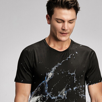

Toponeto Men Waterproof Breathable Anti-Fouling T-shirt Short Sleeve Cycling Hydrophobic