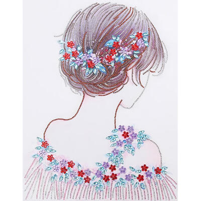

5D DIY Special Shaped Diamond Painting Girls Cross Stitch Embroidery Kit