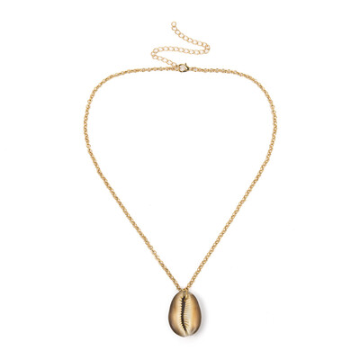 

Bohemian Big Cowrie Conch Shell Pendant Necklace for Women Fashion Ocean Sea Beach Necklaces SeaShell Jewelry 2019