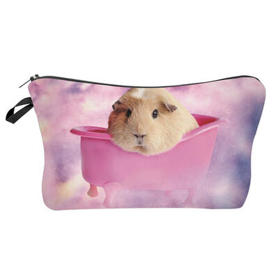 

Cute Animal Print Ladies Cosmetic Storage Pouch Women Toiletry Makeup Bag