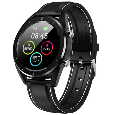 

NO1 DT28 Smart Watch 154 inch Nordic NRF52832 64KB RAM 512KB ROM Heart Rate Monitor Step Count Sedentary Reminder IP68 230mAh Bu