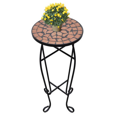 

Mosaic Side Table Plant Table Terracotta