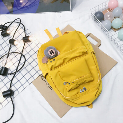 

Gu Gu Gan Junior High School Shoulder Pack Girl Ins Wind Large Capacity Travel Backpack University Students Backpack