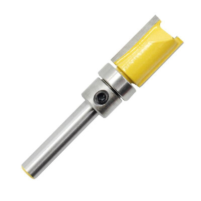 

14 inch Shank Flute Flush Trim Pattern Router Bit Top Bearing Woodworking Milling Cutter Tool