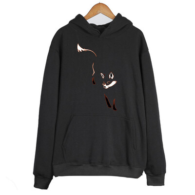 

Tailored Women Print Loose Long Sleeve Top Pullover Hooded Cap Sweatshirt Blouse