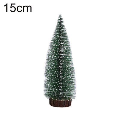 

Mini Christmas Fake Snow Frost Sisal Pine Tree Home Party Table Decor Kids Gift