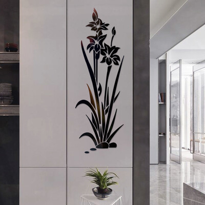 

〖Follure〗3D Diy Flower Shape Acrylic Wall Sticker Modern Stickers Decoration