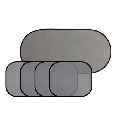

5pcs Window Shades Cover Sunshade Visor Car Mesh Screen Protector Outdoor Solar Cling Shield