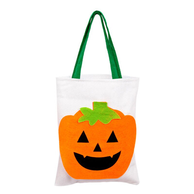 

〖Follure〗Pumpkin Lantern Canvas Tote Bag Women Large Shopper Carry Pouch Halloween Gifts