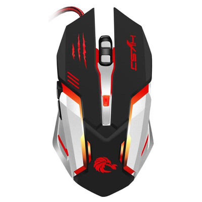 

S100 Mechanical Wired Gaming Mouse 5500 Adjustable DPI 6 Buttons