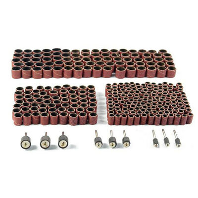 

338pcs Grinding Wheel Tool 14 Sanding Bands Drums Mix Grits Wood Working