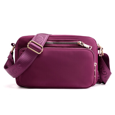 

Womens Bag Chao Multi-Layer Bag Single Shoulder Straddle Bag Mini Waterproof Nylon Oxford Bag Mothers Bag
