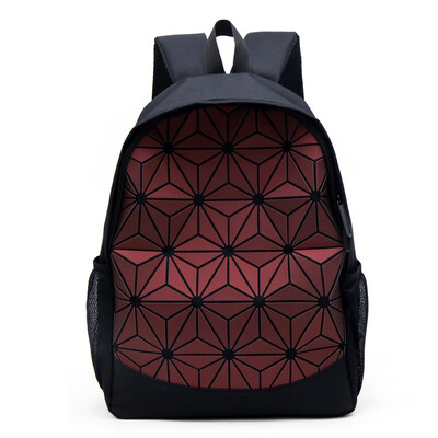 

Laser double shoulder bag mens schoolbag womens Korean edition high school inshyunya backpack tooling port trend brand lolita ca