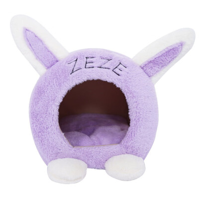 

Rabbit Shape Puppy Pet Cat Dog Soft Warm Nest Kennel Bed Cave House Sleeping Bag Mat Pad Tent Pets Winter Warm Cozy Beds