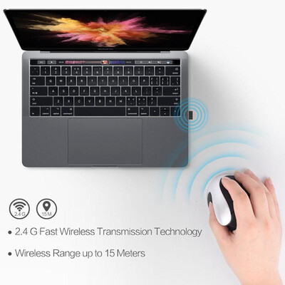 

X10 24GHz Wireless Rechargeable 2400DPI Adjustable Optical Vertical Mouse