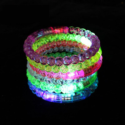 

FUNNYBUNNY Acrylic Flash Bracelet Jewelry Night Glow Bracelet Glow Stick Party Cheering Props Children Toys Glow Stick