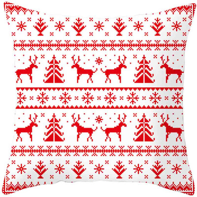 

Tailored 2020Merry Christmas Pillow Cases Cotton Linen Sofa Cushion Cover Home Decor