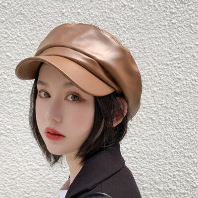 

Tailored Womens Hat Autumn Winter Warm Fashion Tongue Hat Solid Color Hat