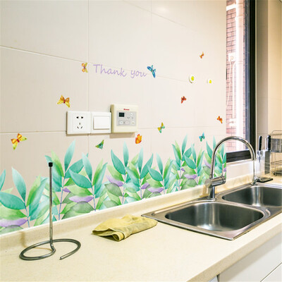 

〖Follure〗Plant Leaves Art Vinyl Mural Home Room Decor Wall Stickers