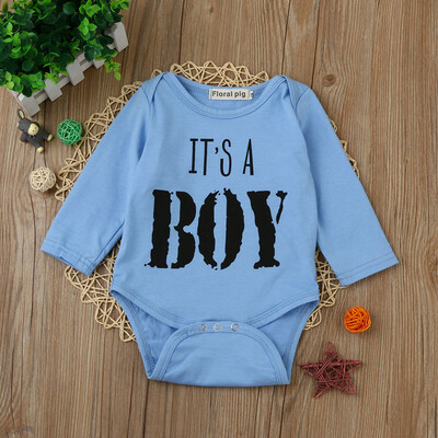 

Newborn Baby Boys Toddler Letter Print Romper Jumpsuit Outfits Clothes