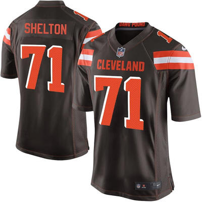 

Mens Football Jersey Cleveland Browns Danny Shelton Brown Game Jersey