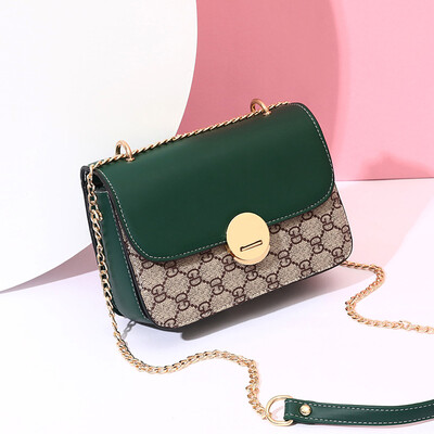 

Small bag female 2019 new tide female bag Korean version of small fragrance PU leather fashion shoulder slung